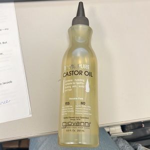 100% pure castor oil,nourish skin and moisturize hair and scalp.this item is new